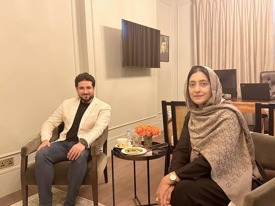 Meeting Dr. Samina, Economic Minister London